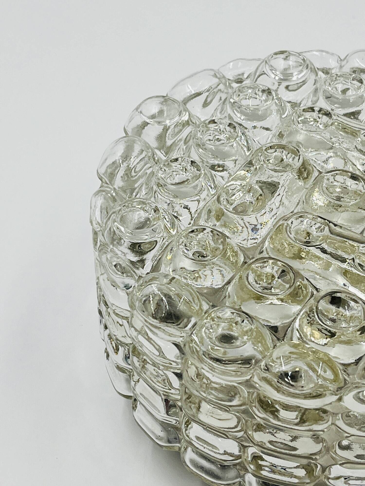 Moulded glass ceiling light Erco