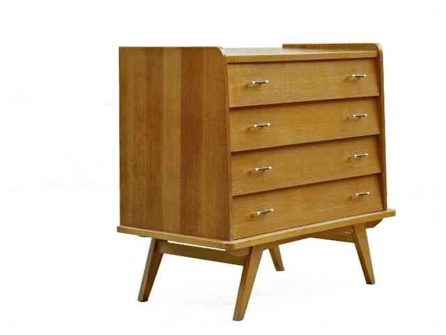 Vintage slanted vintage dresser 1960