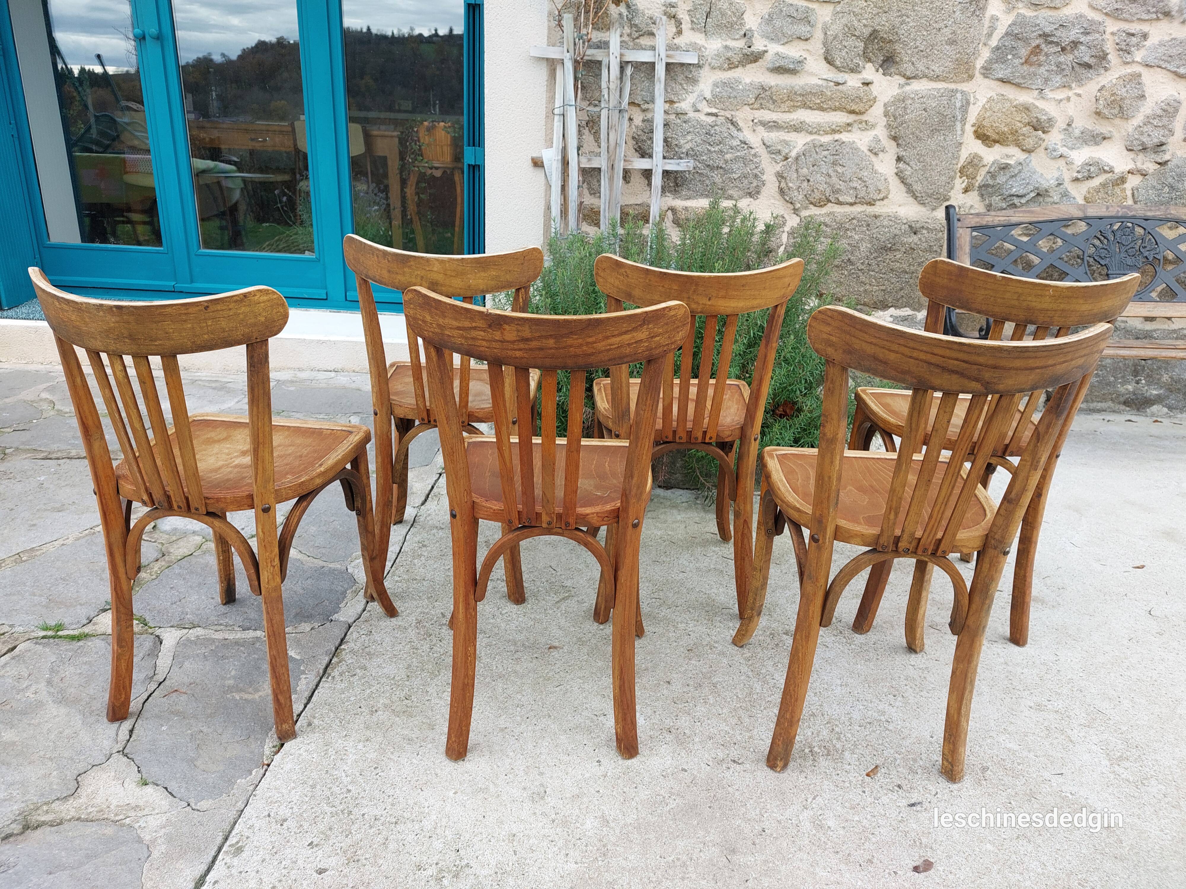 6 Luterma bistro chairs