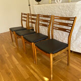 Set of 4 scandinavian chairs from farstrup