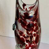 Zoomorphic blown glass vase from the 70s
