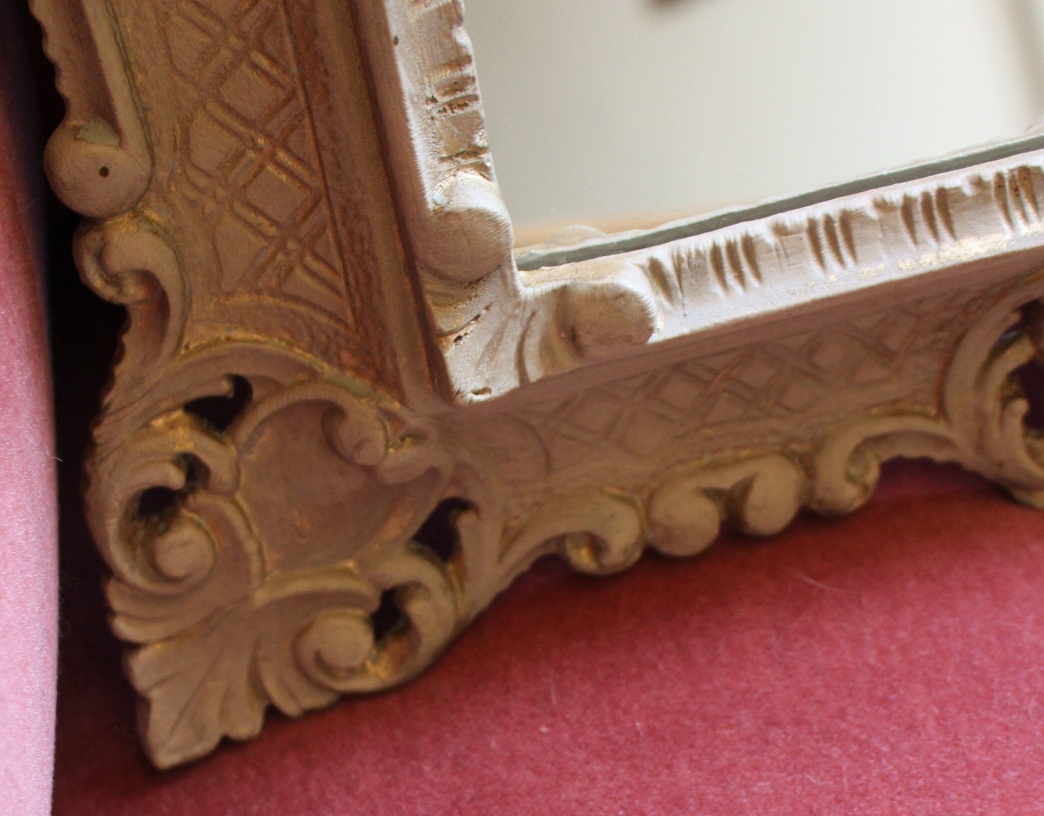 Baroque gilded mirror