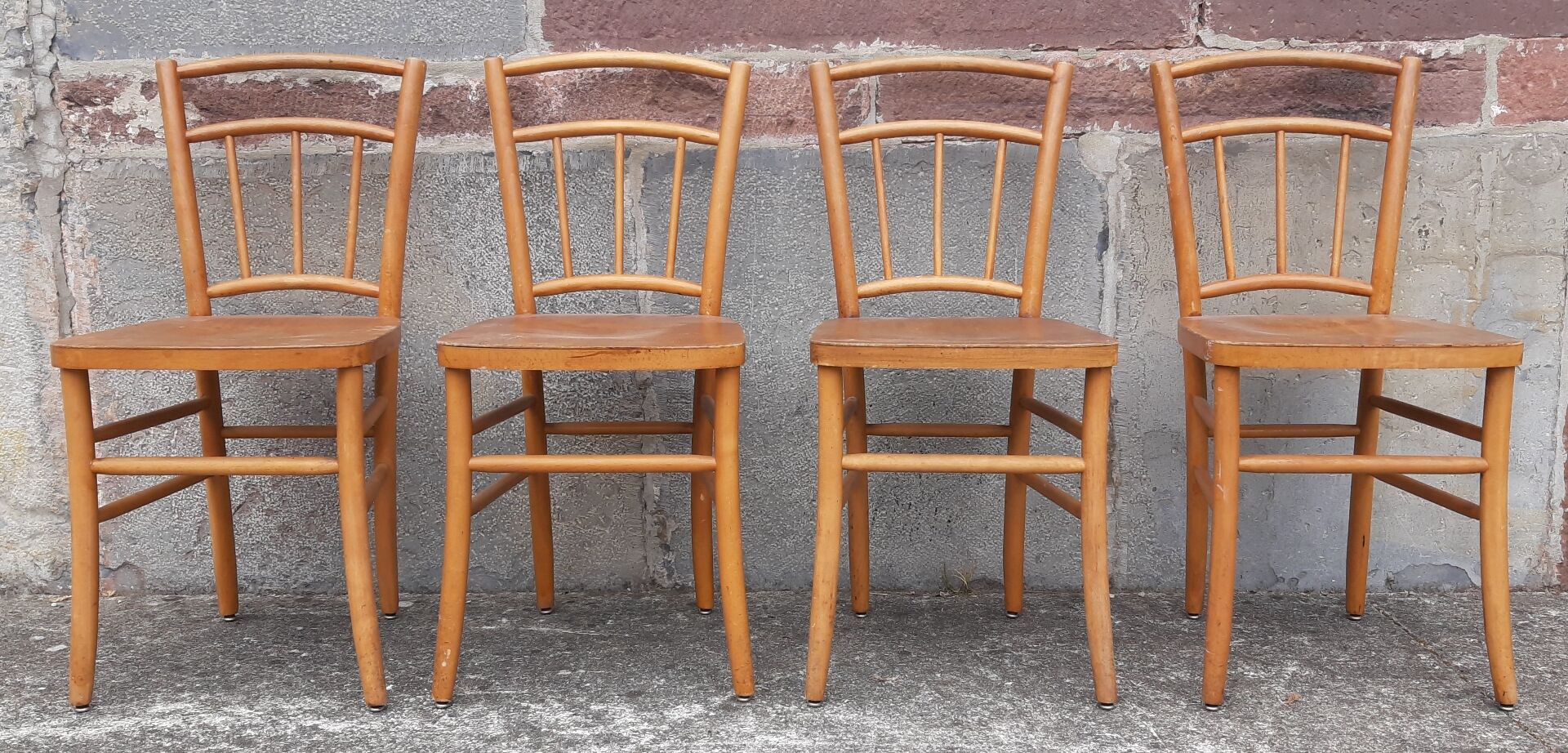 Chaises bistrot (Lot de 4 chaises)