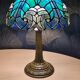 Lampe de table de style verre tiffany