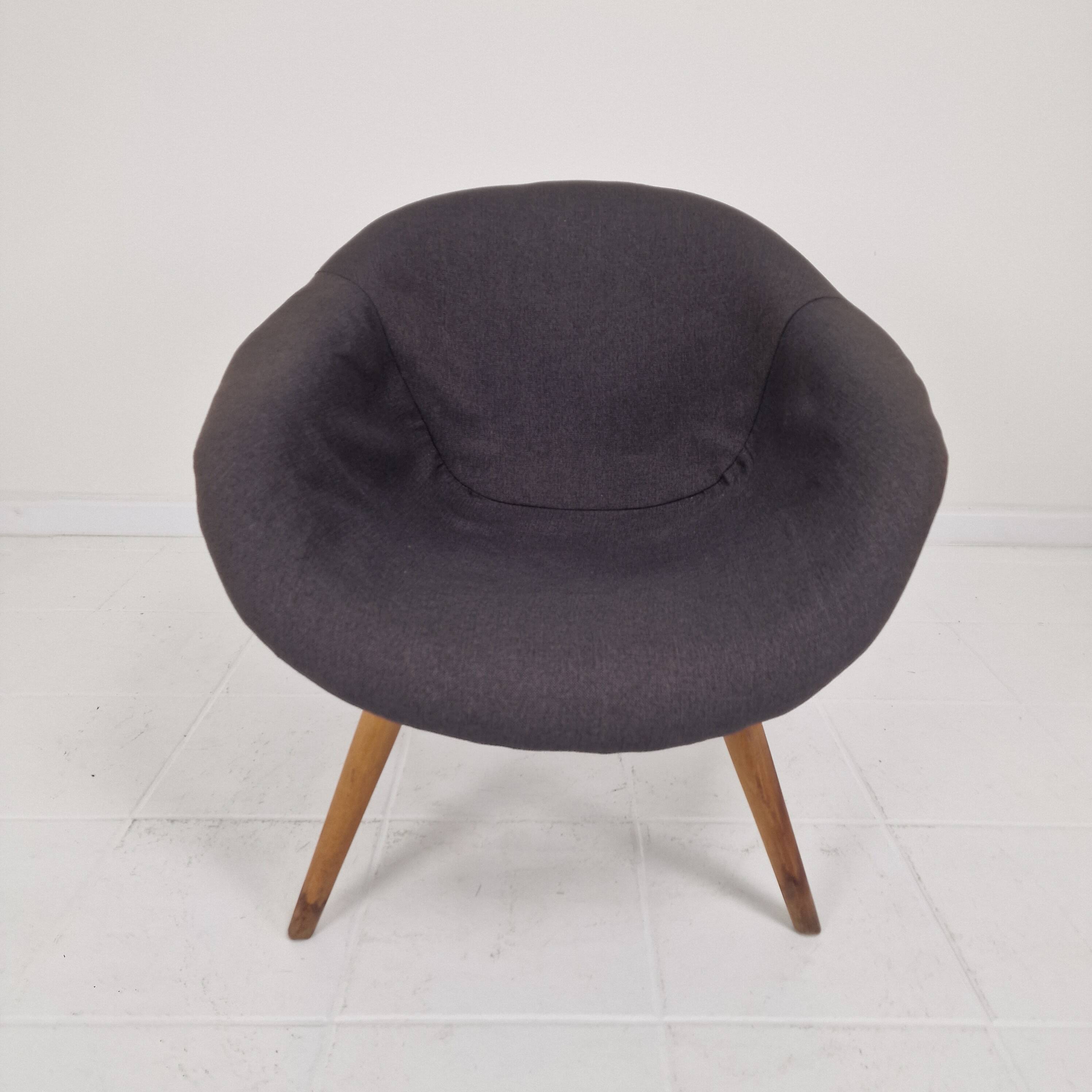 Set of 2 Bucket Lounge Chairs by Miroslav Navrátil for Vertex, 1960's