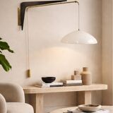 Robert Mathieu wall lamp model 241P - 1950s