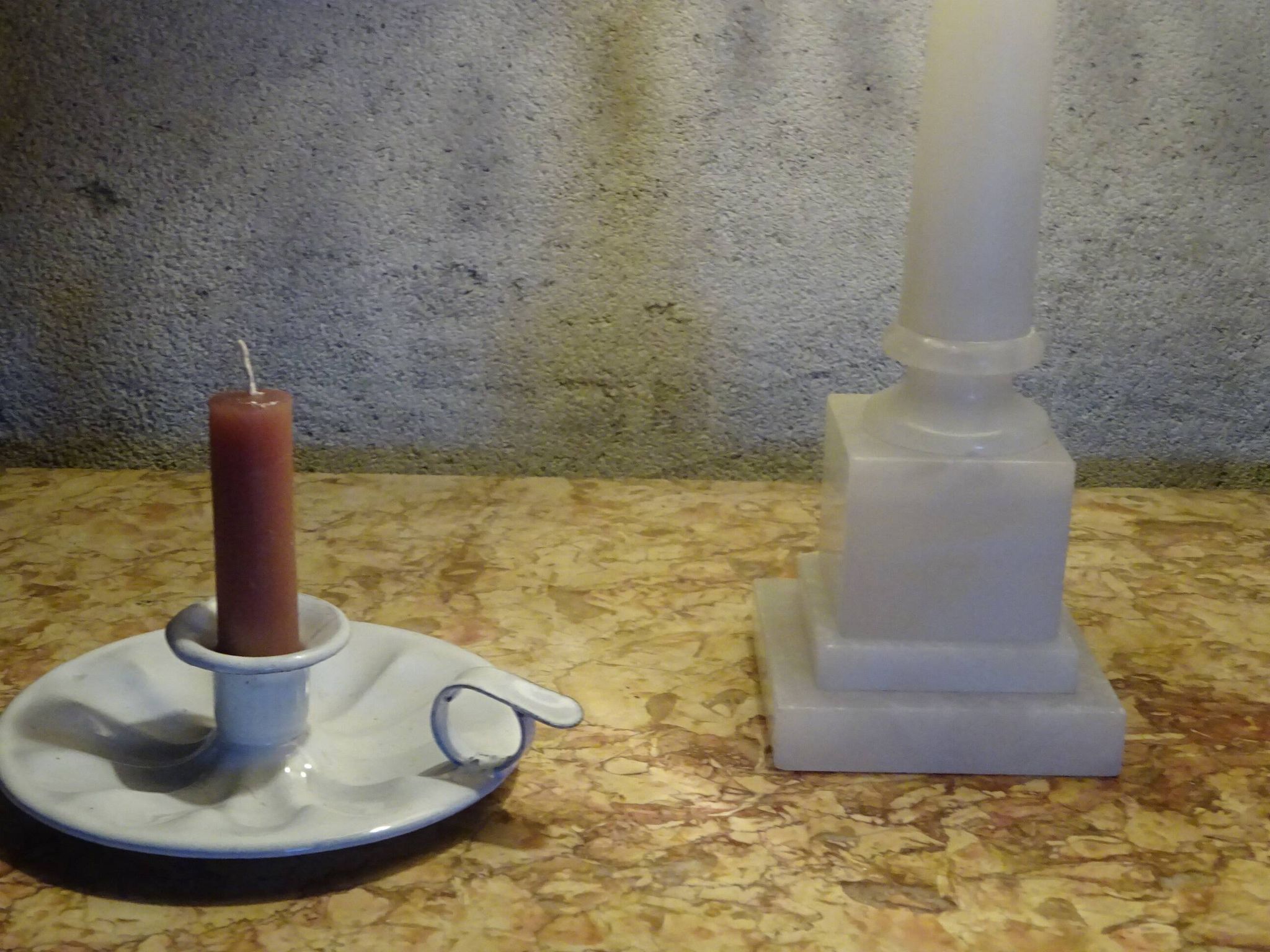 Lampe en albâtre