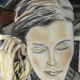 Ecole surréaliste moderne - Portrait de femme - Peinture - Art du XXème