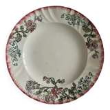 Set of 12 Longwy flat plates, Chrysanthemums model