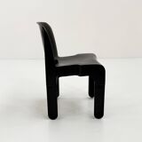 Black Universale chair model 4867 by Joe Colombo for Kartell, 1970
