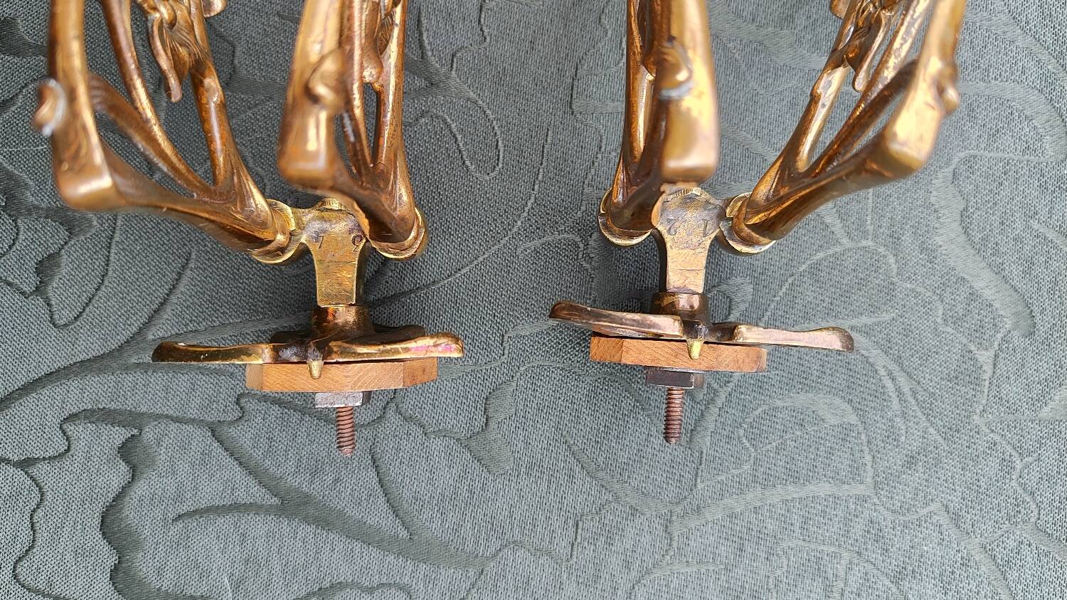 Pleyel art nouveau wall lights