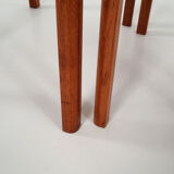 Three teak tables, 70's scandinavian design