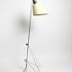 Original 1960s metal chrome floor lamp by Josef Hurka for Napako Czech