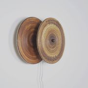 Danish ceramic wall lamp model 1103 by Axella Stentøj, 1970s