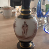 Renaissance style figurative porcelain vase