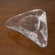 Vintage 1970s Italiandesign crystal ashtray