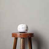 Handmade vase, Raku pottery, Japanese style, Japandi ceramics