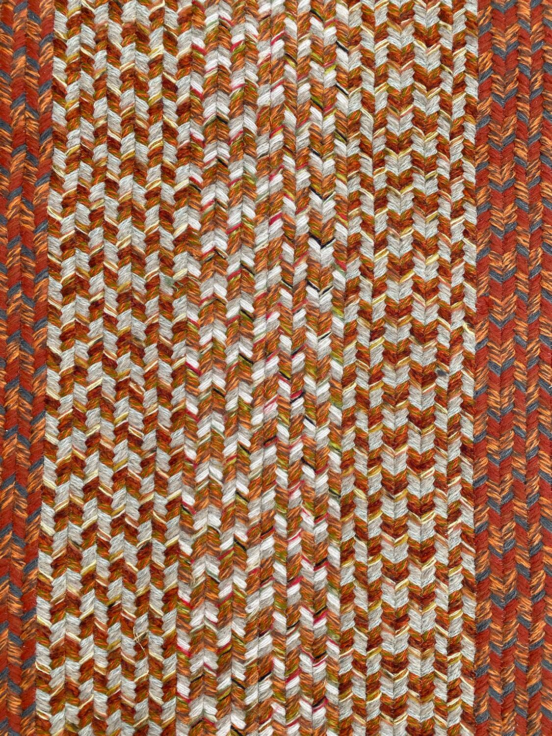 Oval wool rug 57x172 cm