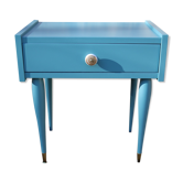 Chevet vintage bleu