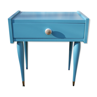Vintage blue bedside