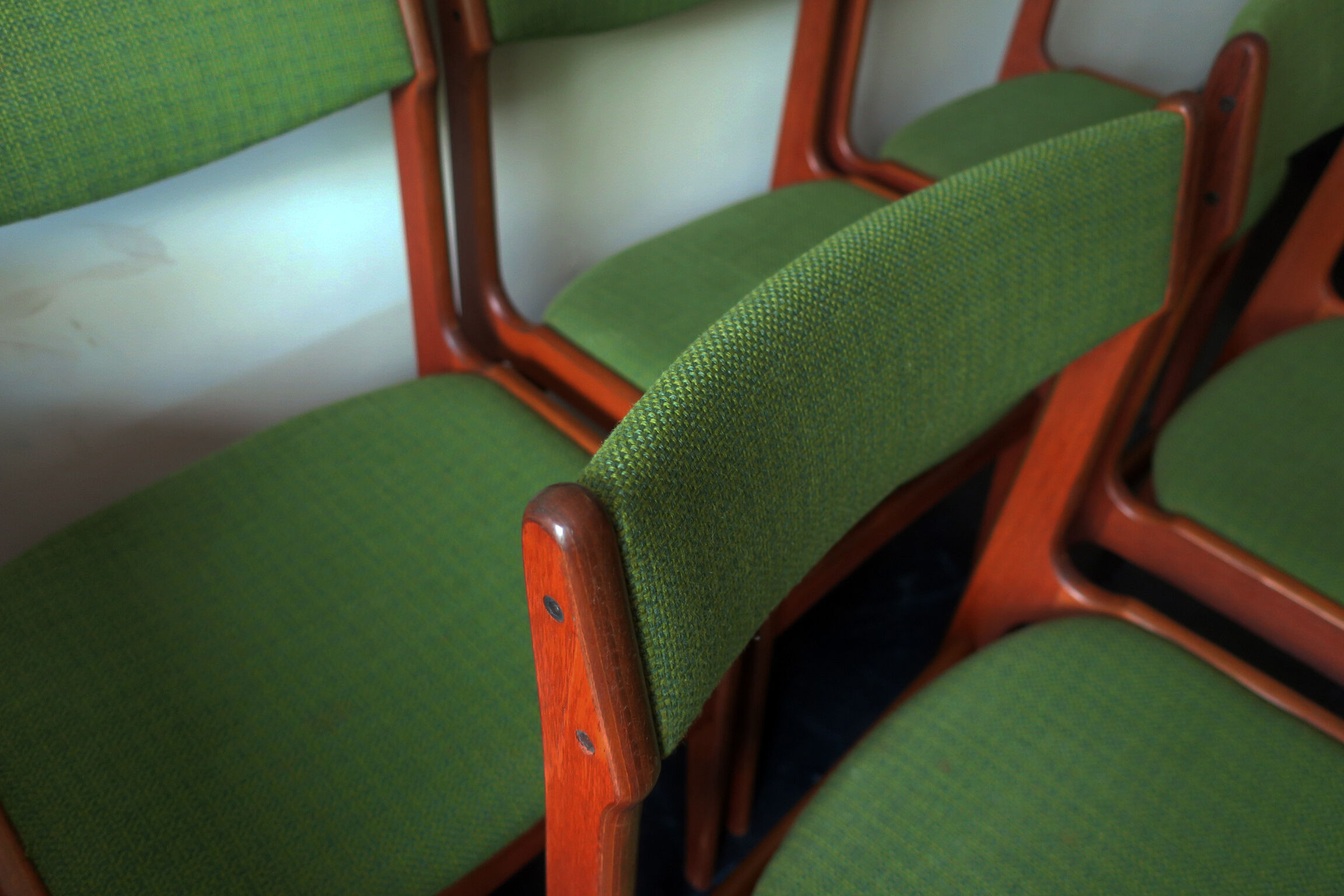 Set of 6 Danish teak dining chairs by Erik Buch, 1960