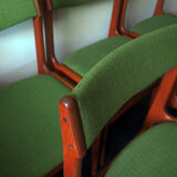 Set of 6 Danish teak dining chairs by Erik Buch, 1960