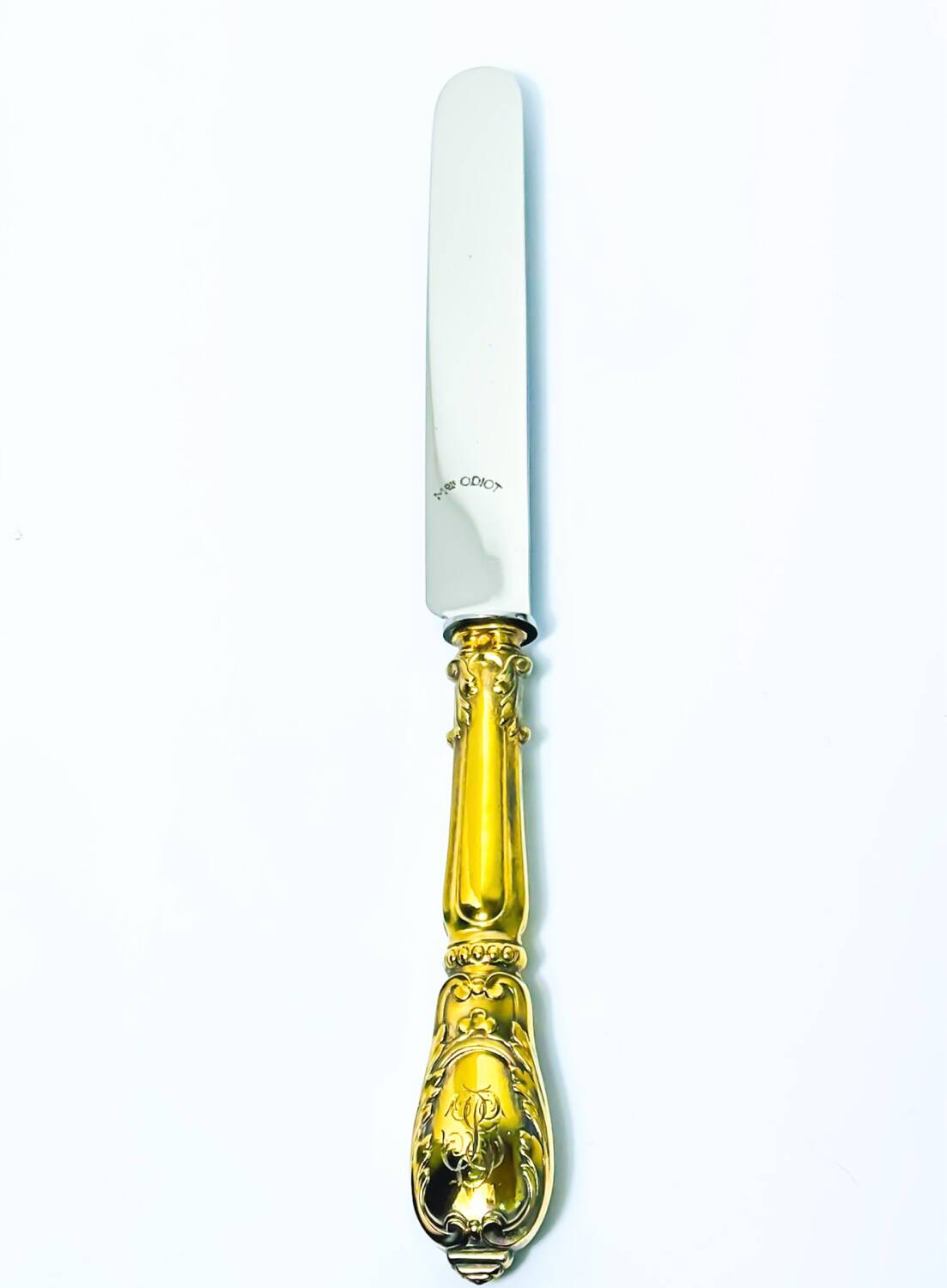 Prestige case for Odiot cutlery, solid silver and gold