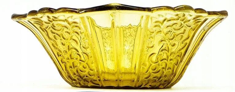 G8a art deco topaz large bowl 1930