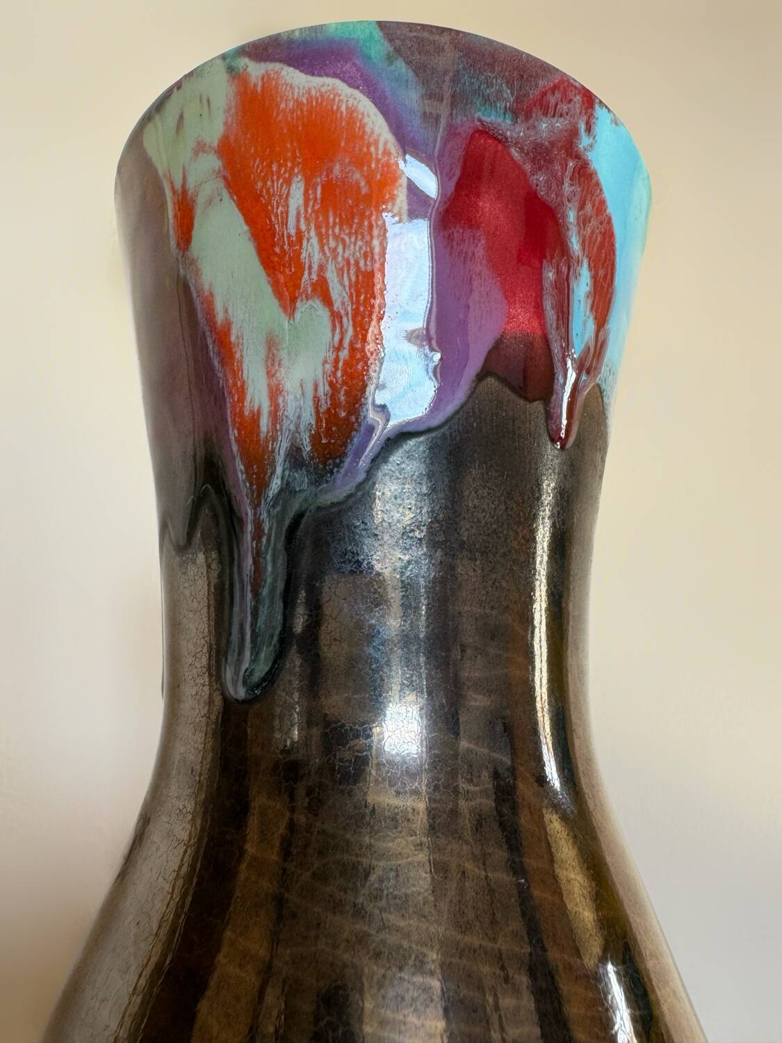 Vallauris ceramic vase from the 50s