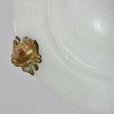 Charming white Art Deco alabaster pendant, 1940s