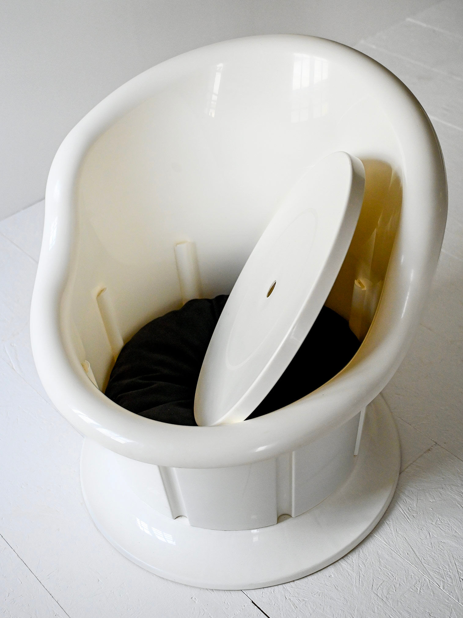 Vintage plastic armchairs