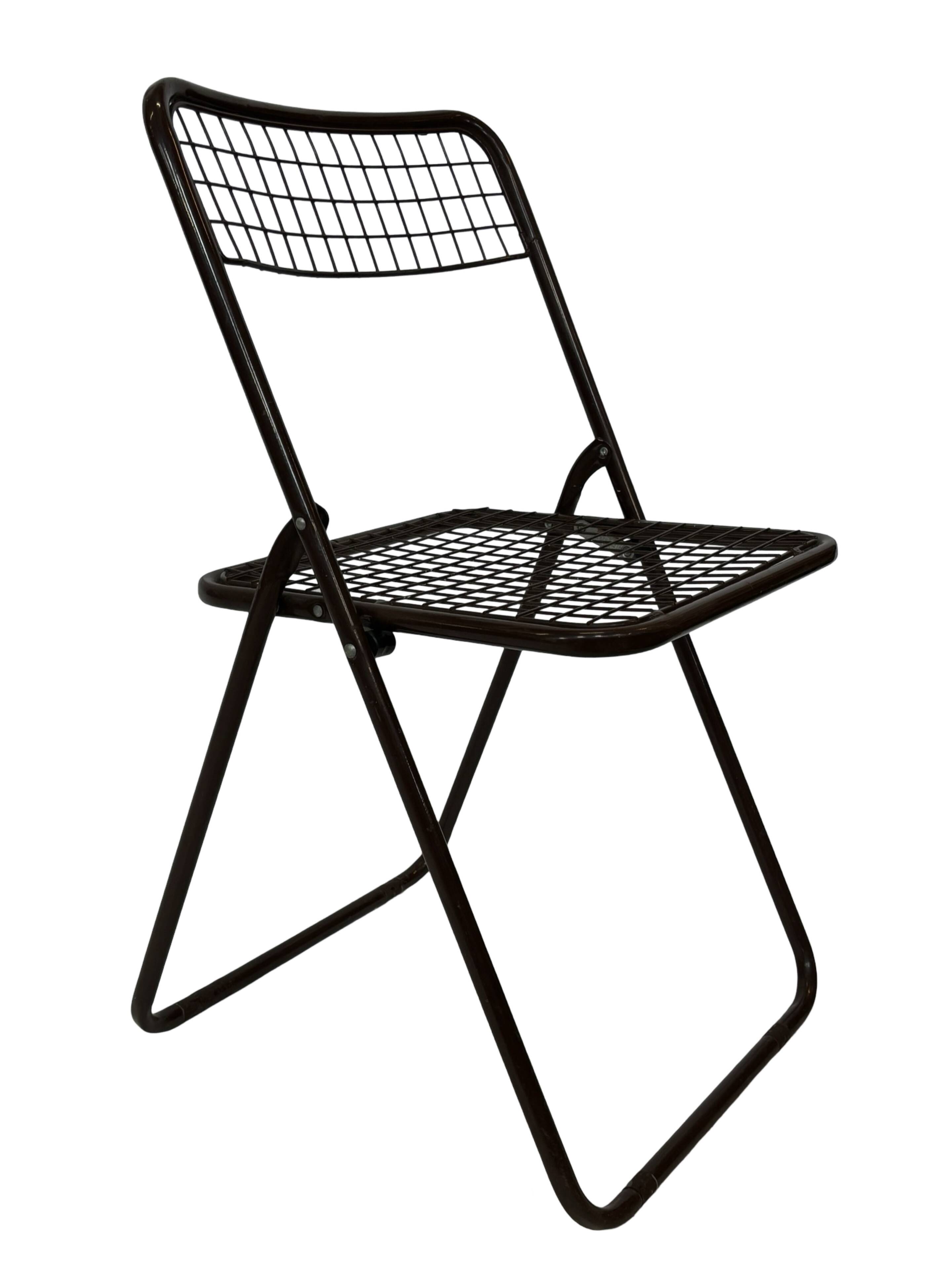 Vintage Folding chair "Ted Net" by Niels Gammelgaard for Ikea 1976
