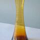 Petit vase soliflore vintage verre ambre