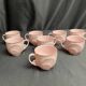 Art déco, service à café porcelaine rose Epiag vers 1930