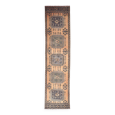 Orange & Navy Blue Turkish Runner Rug 87x337Cm SK 240636