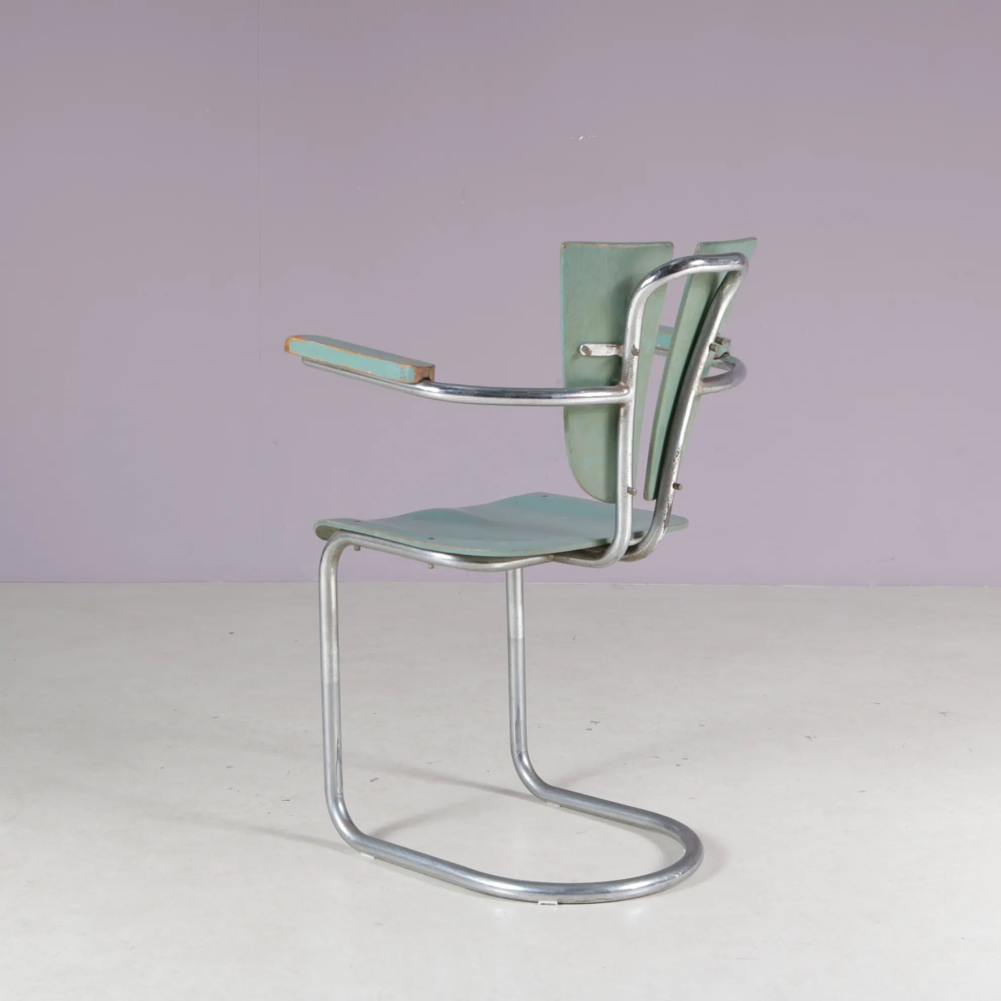 1950s Rare side chair by Lemafa Den Haag, Netherlands