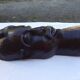 Large carved African head in exotic wood – Madagascar – 65 cm
