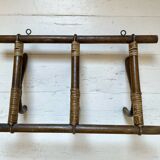 Vintage bamboo coat rack