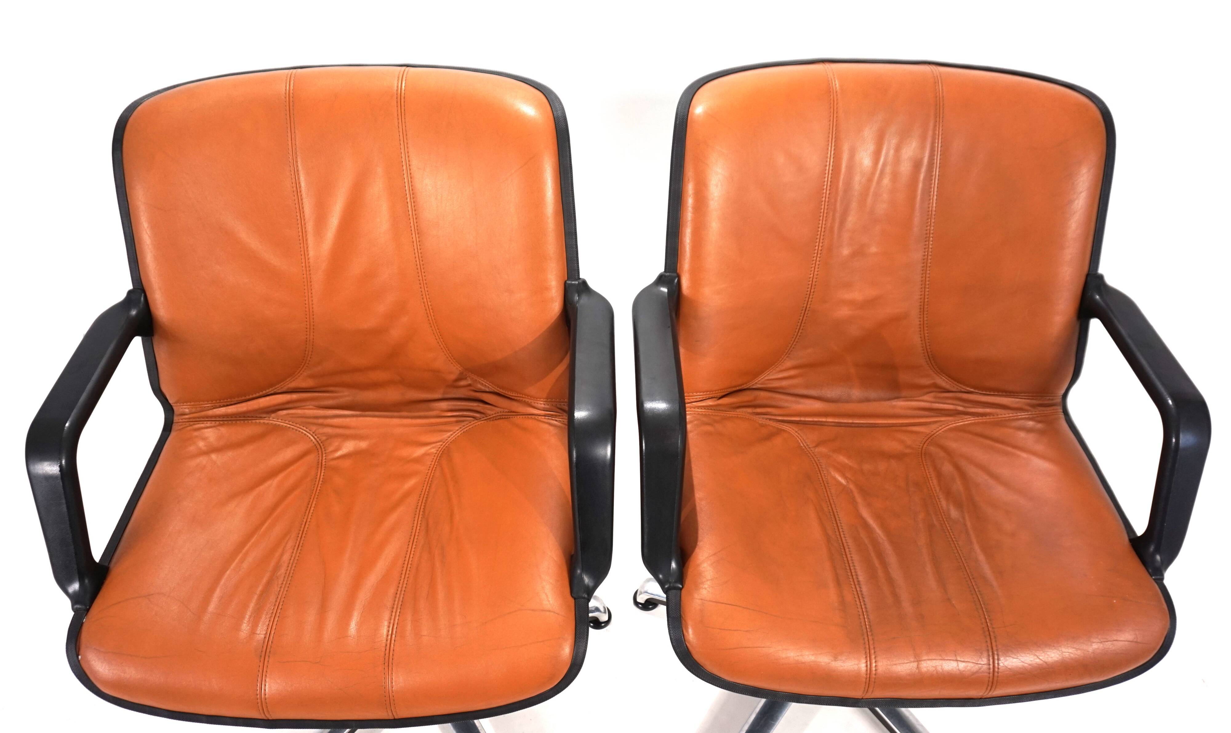 Set of two Fröscher office chairs by Burkhard Vogtherr, 1970