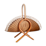 Log holder / rattan magazine holder