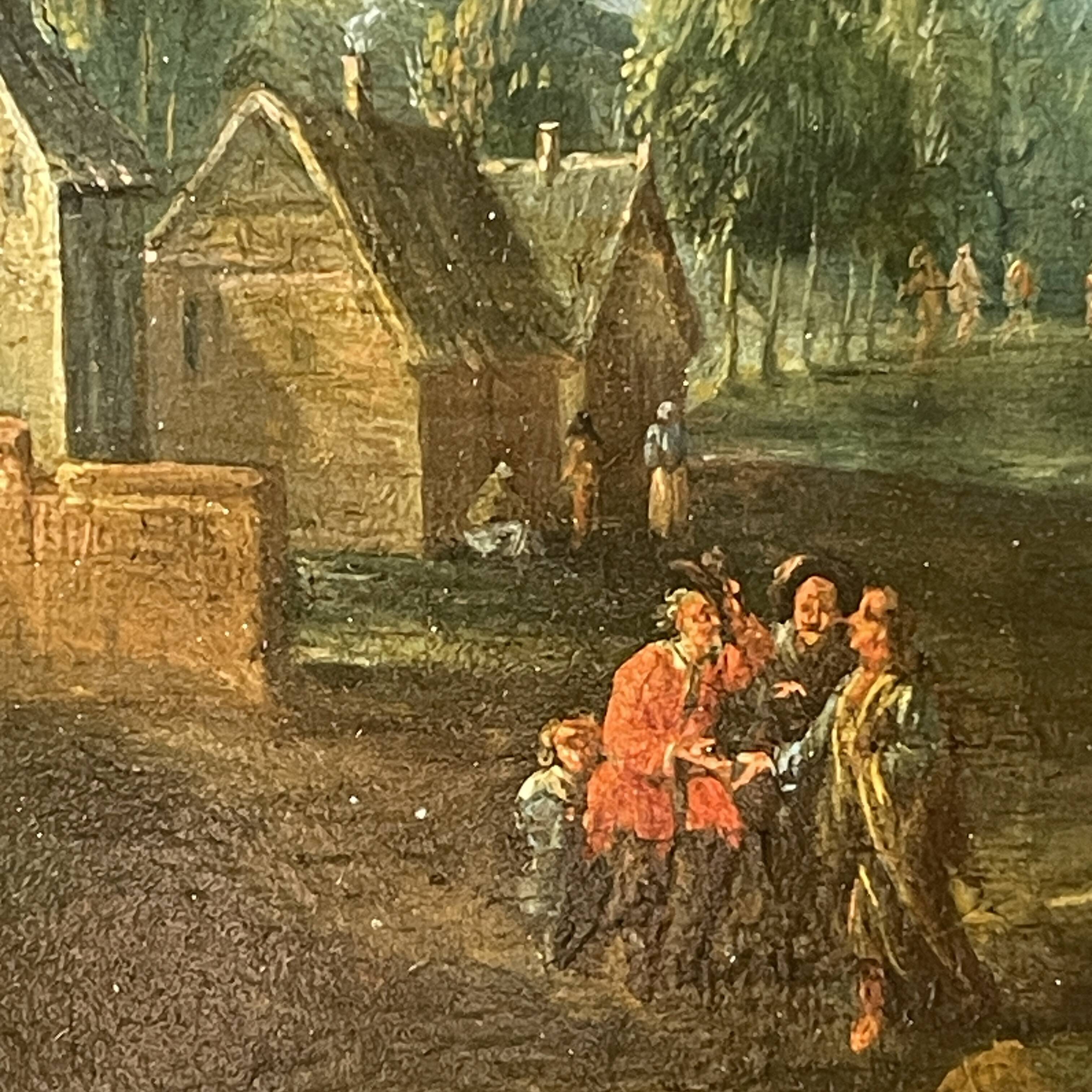 Pair of small paintings, Entourage of Jan Peeter Verdussen, oil on panel, 18th century