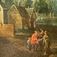 Paire de petits tableaux, Entourage de Jan Peeter Verdussen, huile sur panneau, 18ème siècle