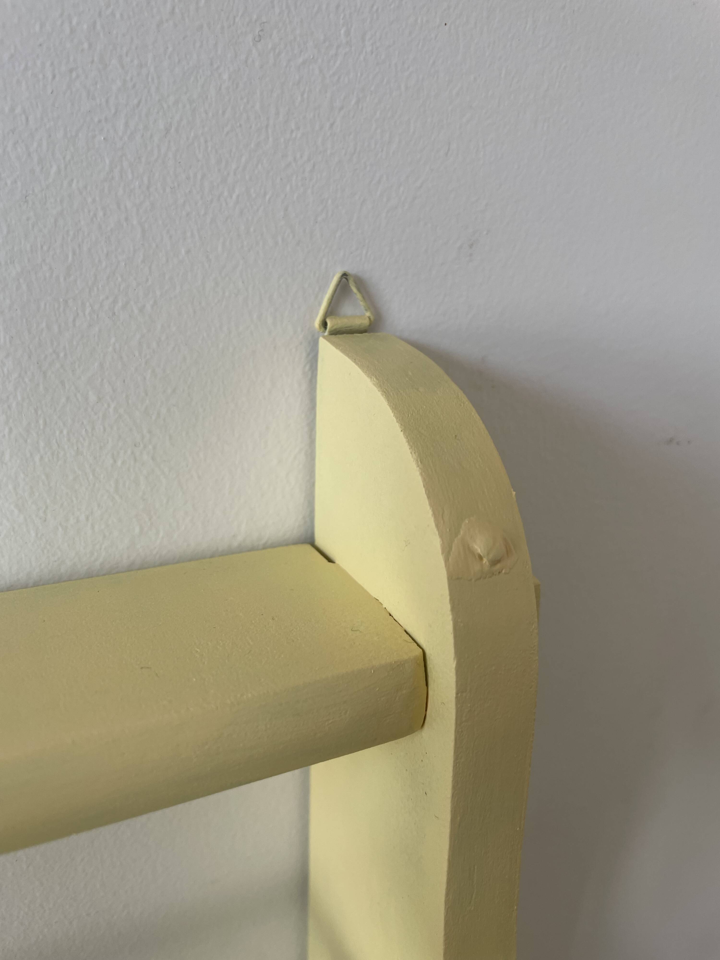 Old wooden wall shelf