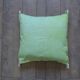 Coussin berbere Sabra vert en soie de cactus