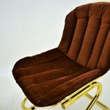 Midcentury set of four dining chairs, italy, 1970s