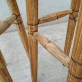 Pair of high pine stools