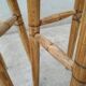 Pair of high stools in pine