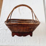 authentic basket or basket from the people's republic of china from the mid-20th century