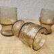 Lot de 4 verres fumés