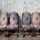 Set of 8 chairs in High Renaissance style.